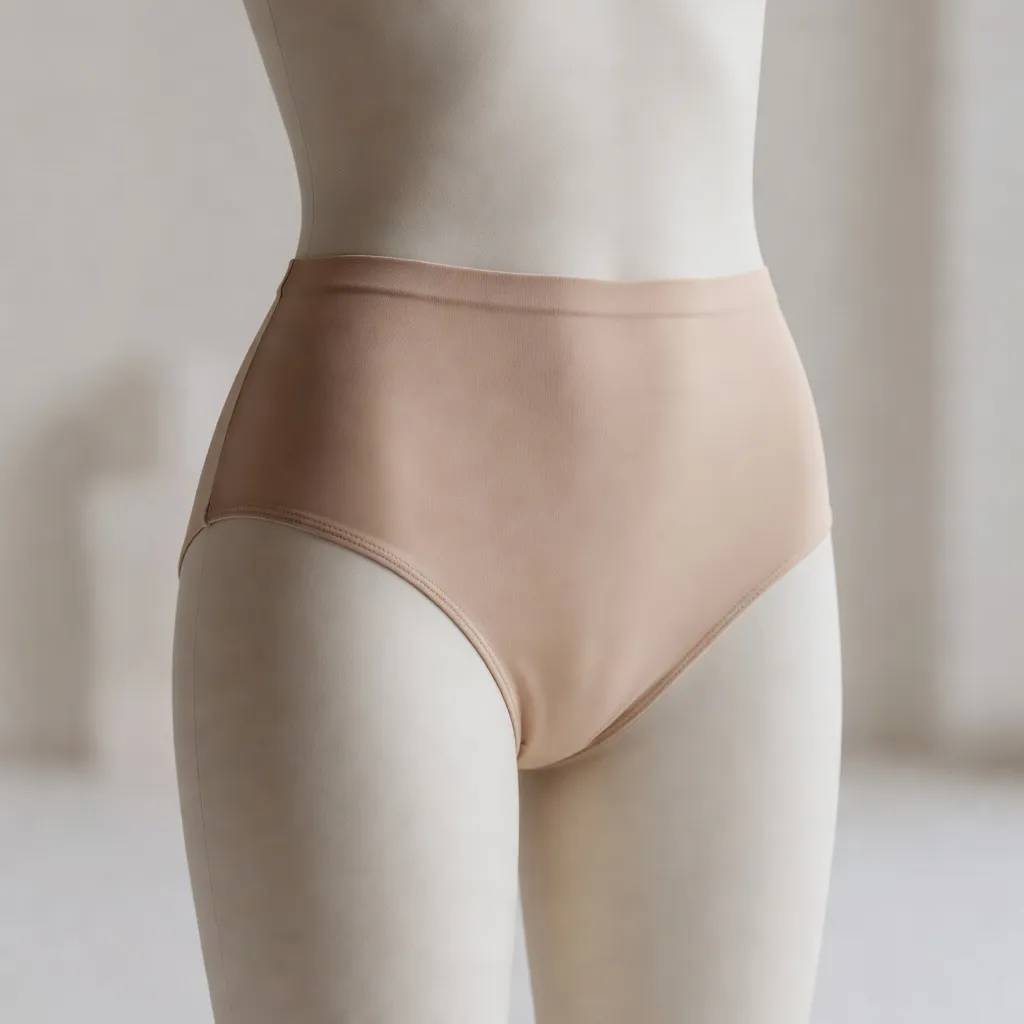 Nude High-Waist Briefs